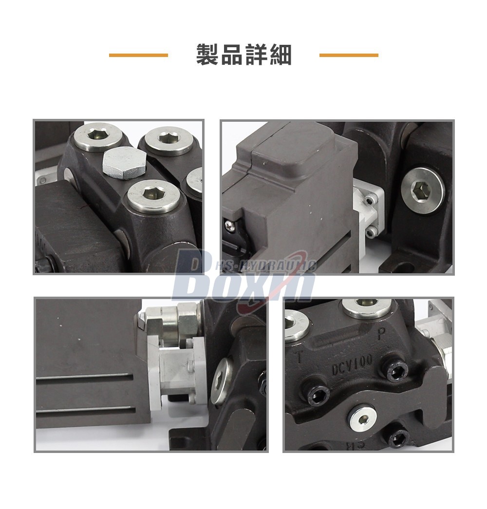 Durable DCV100EMA-OT 1 Spool Sectional Directional Valve with Integrated Electric Motor